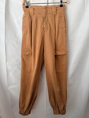 stradivarius Cargo Jogger Pants - Camel